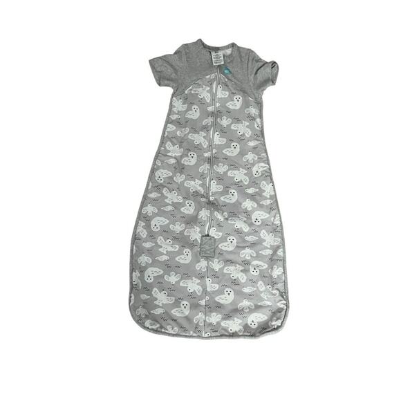 Love to Dream Organic Sleep Bag Short Sleeve Organic Cotton Fleece 1 TOG 6-18M - Picture 1 of 4